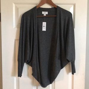 LOFT shawl sweater NWT
